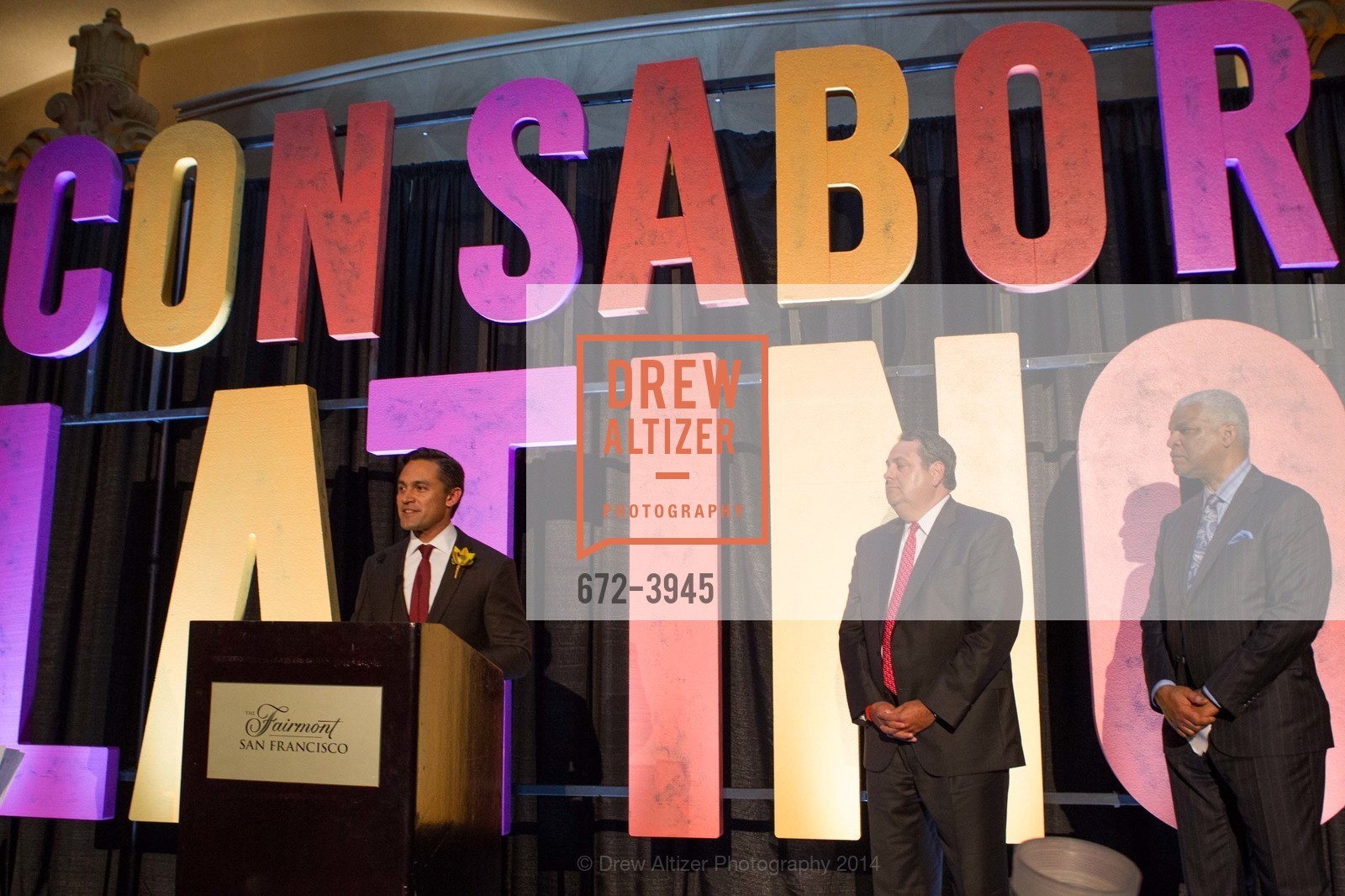 Ezra Garrett, Ivan Zapien, Julius Robinson, LATINO COMMUNITY FOUNDATION'S 9th Annual Gala - Celebrating Philanthropy on Sabor Latino, US, April 30th, 2014, Photo #672-3945 Ezra Garrett, Ivan Zapien, Julius Robinson, Photo #672-3945
