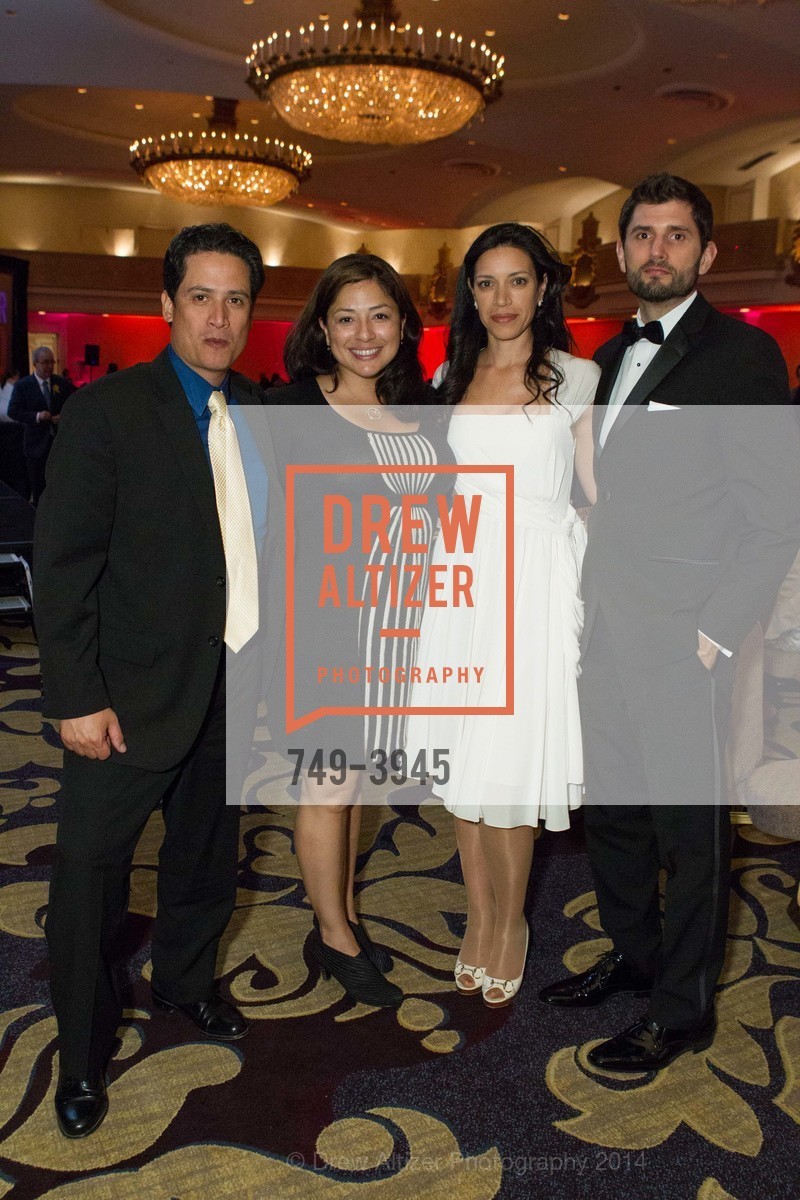 Max Medina, Ali Medina, Catherine Lelong, Simon Longbottom, LATINO COMMUNITY FOUNDATION'S 9th Annual Gala - Celebrating Philanthropy on Sabor Latino, US, April 30th, 2014, Photo #749-3945 Max Medina, Ali Medina, Catherine Lelong, Simon Longbottom, Photo #749-3945
