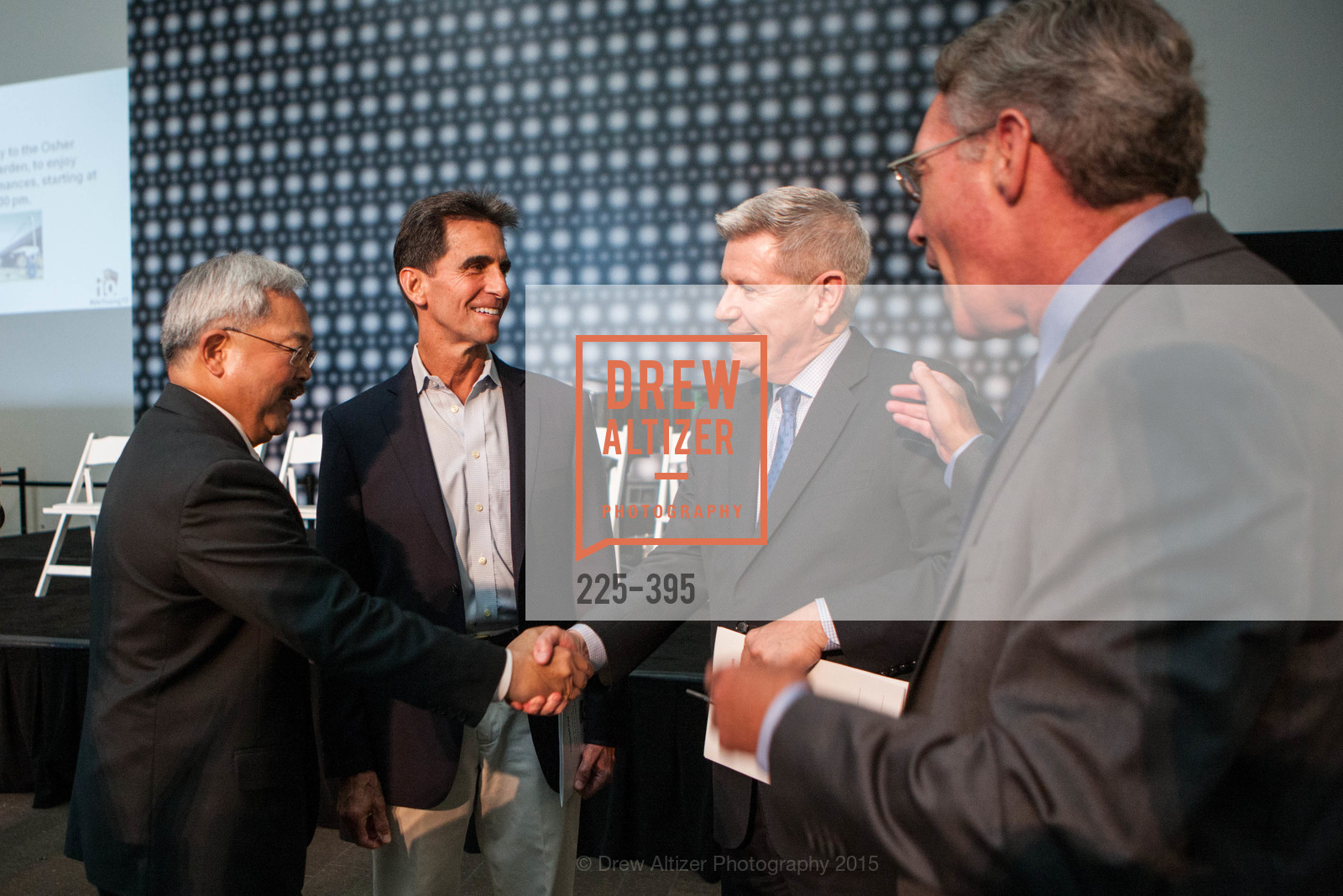 Ed Lee, Mark Leno, Richard Benefield, 10th Anniversary of the new de Young: Community Day, de Young Museum, October 17th, 2015,Drew Altizer, Drew Altizer Photography, full-service event agency, private events, San Francisco photographer, photographer California