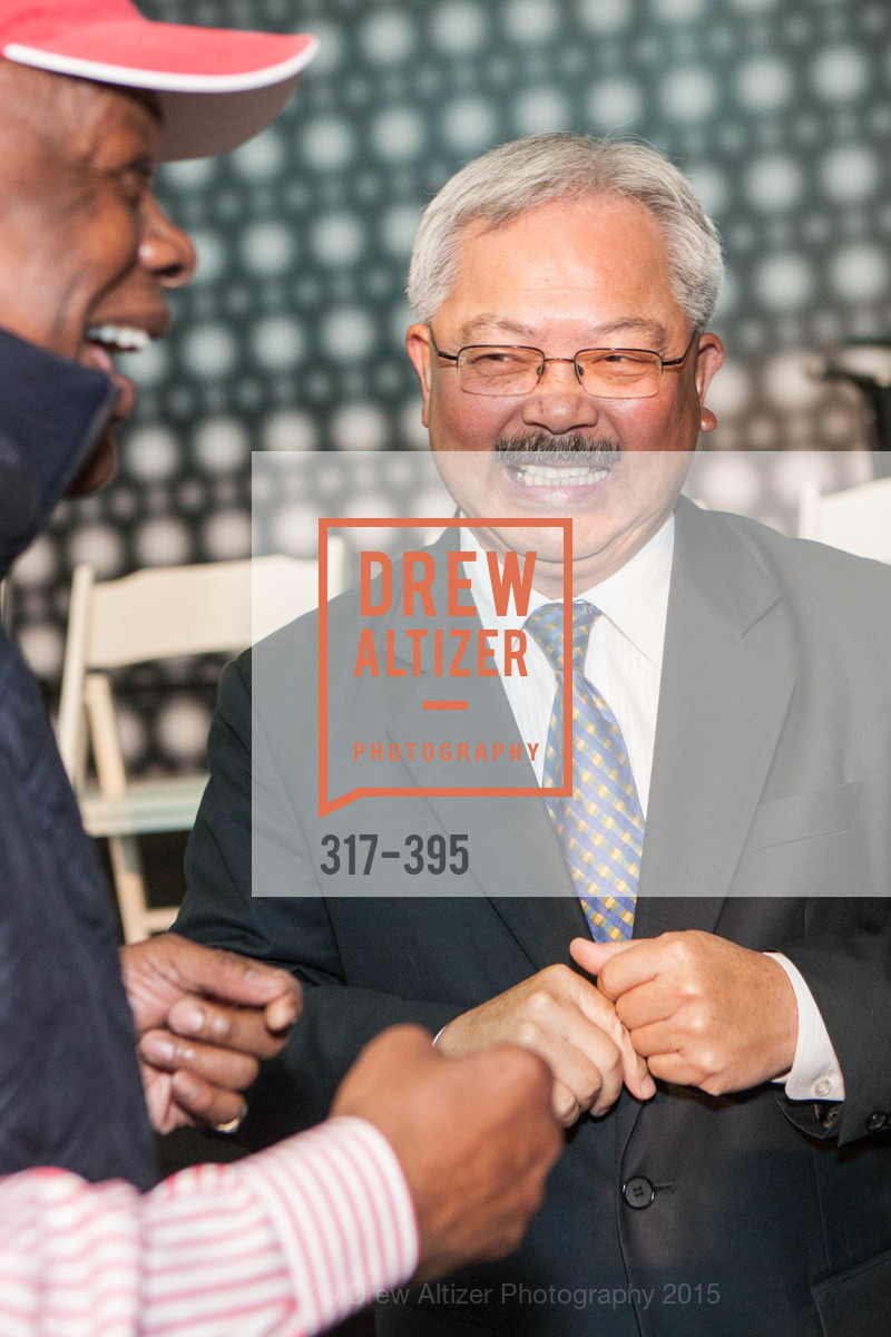 Willie Brown, Ed Lee, 10th Anniversary of the new de Young: Community Day, de Young Museum, October 17th, 2015