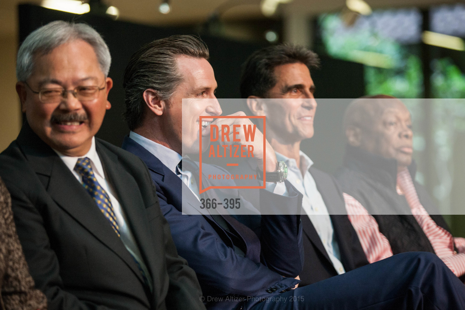 Ed Lee, Gavin Newsom, Mark Leno, Willie Brown, 10th Anniversary of the new de Young: Community Day, de Young Museum, October 17th, 2015,Drew Altizer, Drew Altizer Photography, full-service event agency, private events, San Francisco photographer, photographer California