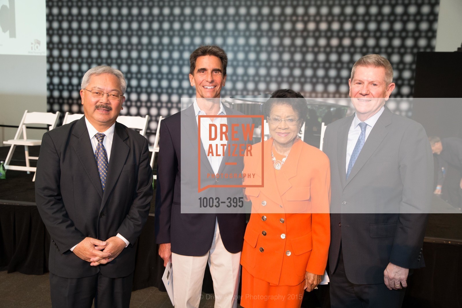 Ed Lee, Mark Leno, Belva Davis, Richard Benefield, Photo #1003-395