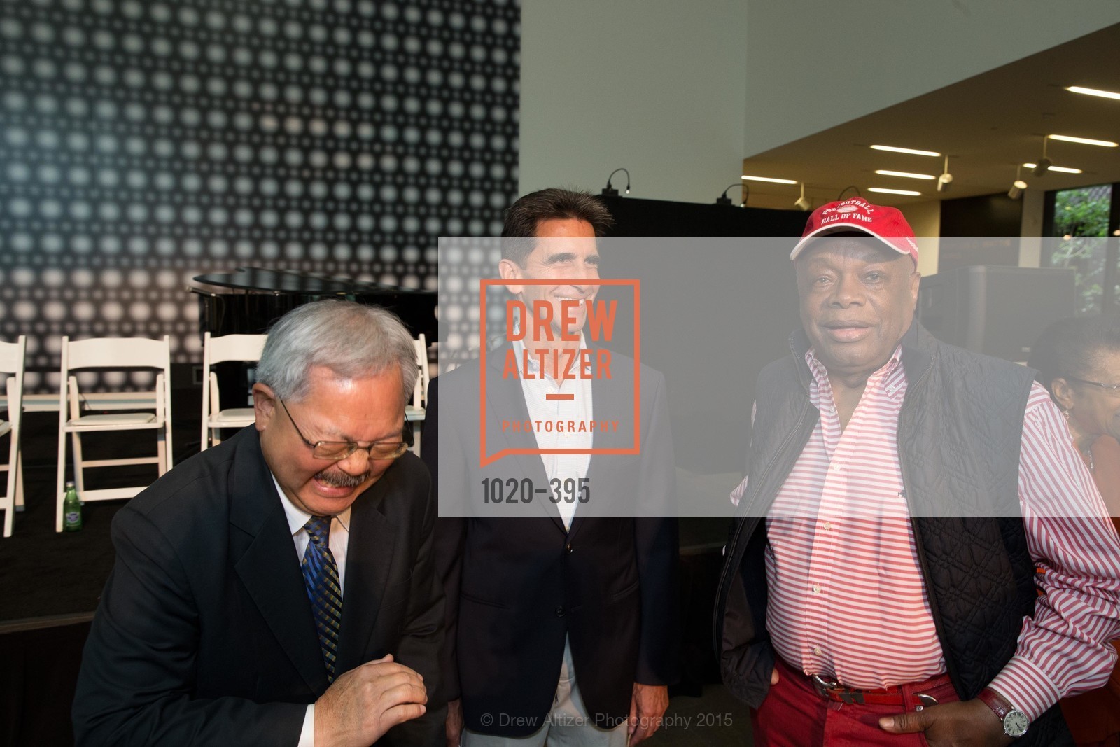 Ed Lee, Mark Leno, Willie Brown, 10th Anniversary of the new de Young: Community Day, de Young Museum. de Young Museum, December 12th, 2017, Photo #1020-395 Ed Lee, Mark Leno, Willie Brown, Photo #1020-395