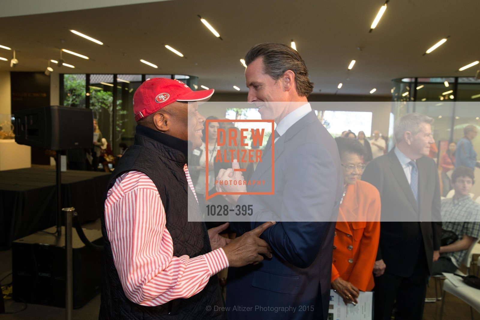 Willie Brown, Gavin Newsom, 10th Anniversary of the new de Young: Community Day, de Young Museum, October 17th, 2015,Drew Altizer, Drew Altizer Photography, full-service agency, private events, San Francisco photographer, photographer california