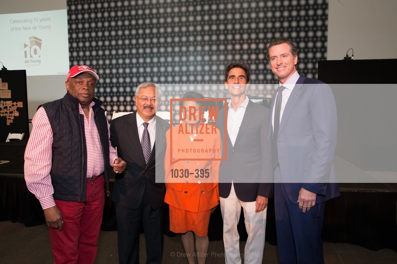 Willie Brown, Ed Lee, Belva Davis, Mark Leno, Gavin Newsom, 10th Anniversary of the new de Young: Community Day, de Young Museum, October 17th, 2015,Drew Altizer, Drew Altizer Photography, full-service agency, private events, San Francisco photographer, photographer california