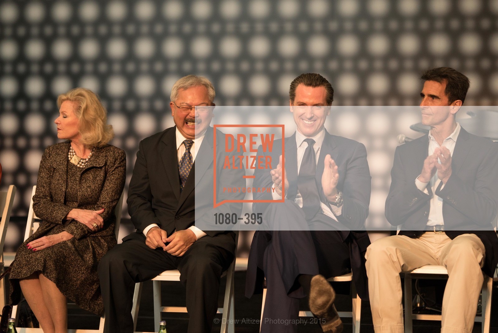 Dede Wilsey, Ed Lee, Gavin Newsom, Mark Leno, 10th Anniversary of the new de Young: Community Day, de Young Museum, October 17th, 2015,Drew Altizer, Drew Altizer Photography, full-service agency, private events, San Francisco photographer, photographer california