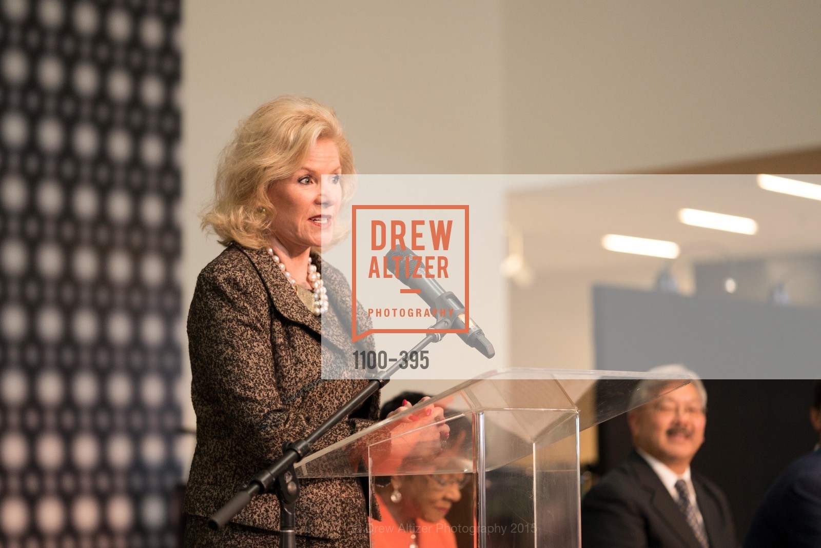 Dede Wilsey, 10th Anniversary of the new de Young: Community Day, de Young Museum. de Young Museum, October 17th, 2015, Photo #1100-395 Dede Wilsey, Photo #1100-395