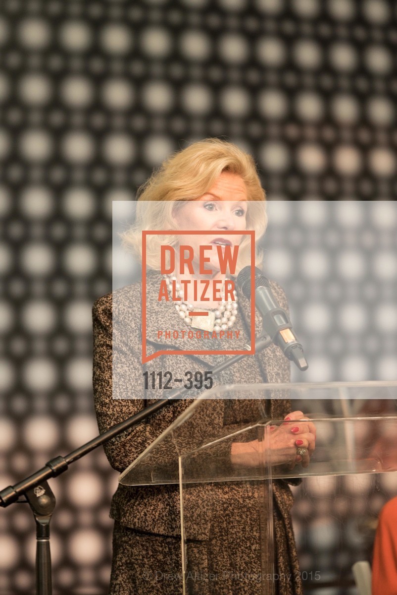 Dede Wilsey, 10th Anniversary of the new de Young: Community Day, de Young Museum. de Young Museum, October 17th, 2015, Photo #1112-395 Dede Wilsey, Photo #1112-395