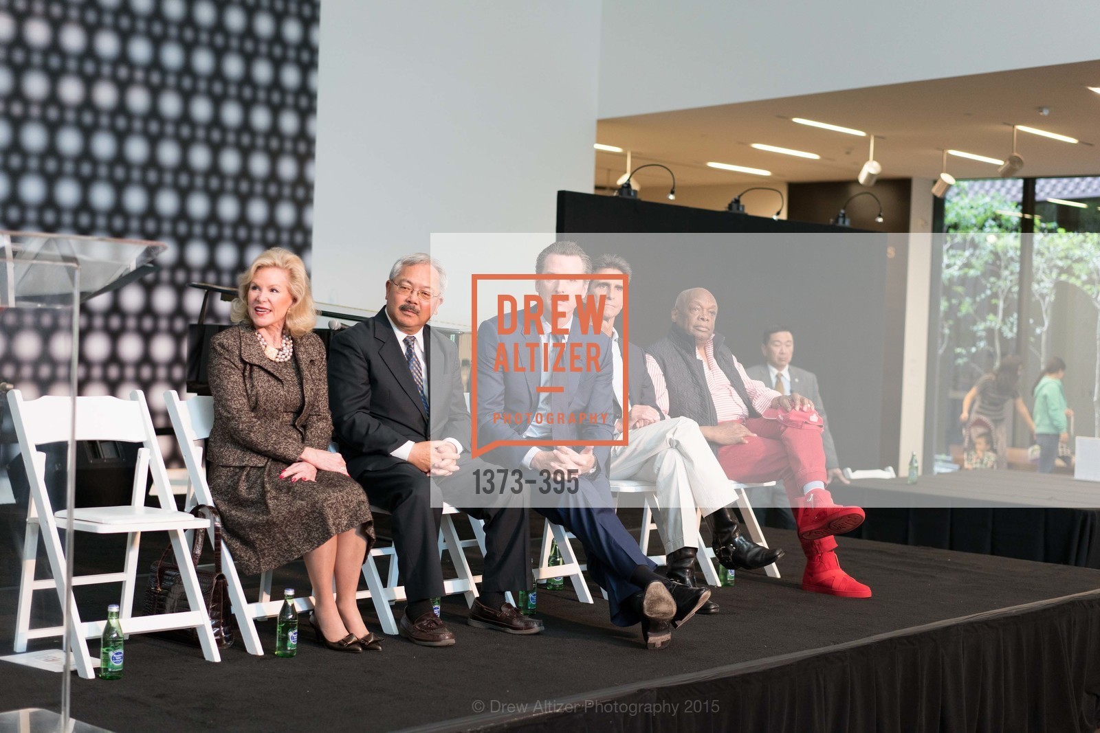 Dede Wilsey, Ed Lee, Gavin Newsom, Mark Leno, Willie Brown, 10th Anniversary of the new de Young: Community Day, de Young Museum, October 17th, 2015,Drew Altizer, Drew Altizer Photography, full-service agency, private events, San Francisco photographer, photographer california
