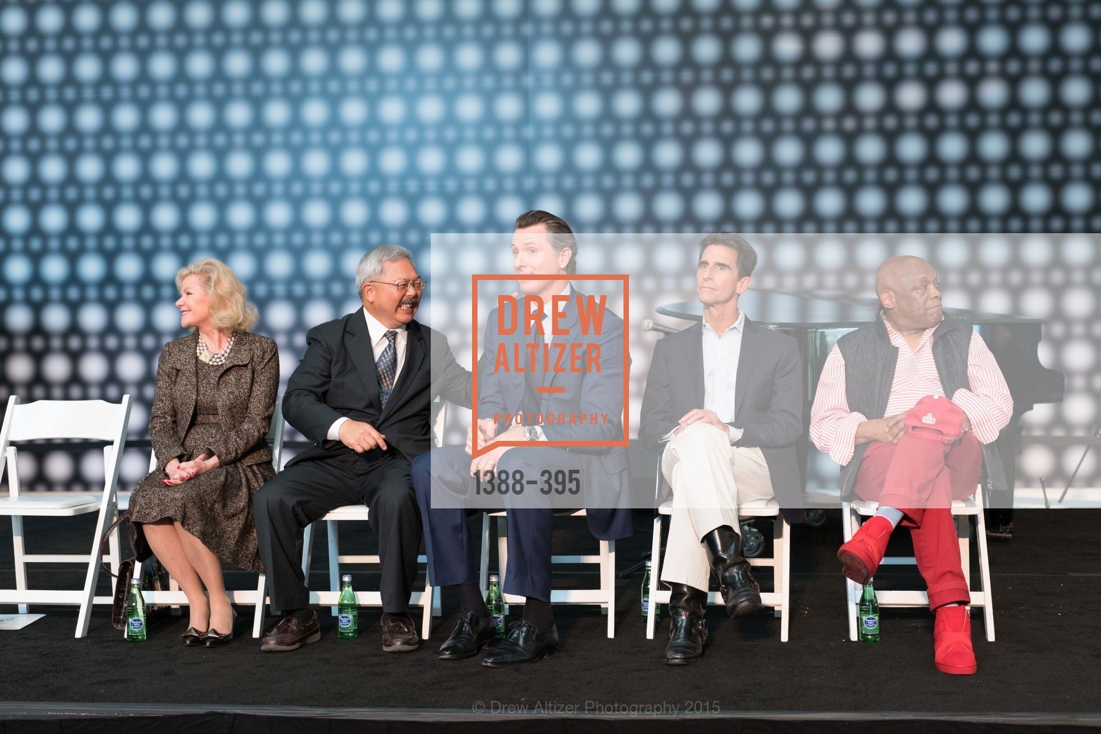 Dede Wilsey, Ed Lee, Gavin Newsom, Mark Leno, Willie Brown, 10th Anniversary of the new de Young: Community Day, de Young Museum, October 17th, 2015,Drew Altizer, Drew Altizer Photography, full-service agency, private events, San Francisco photographer, photographer california