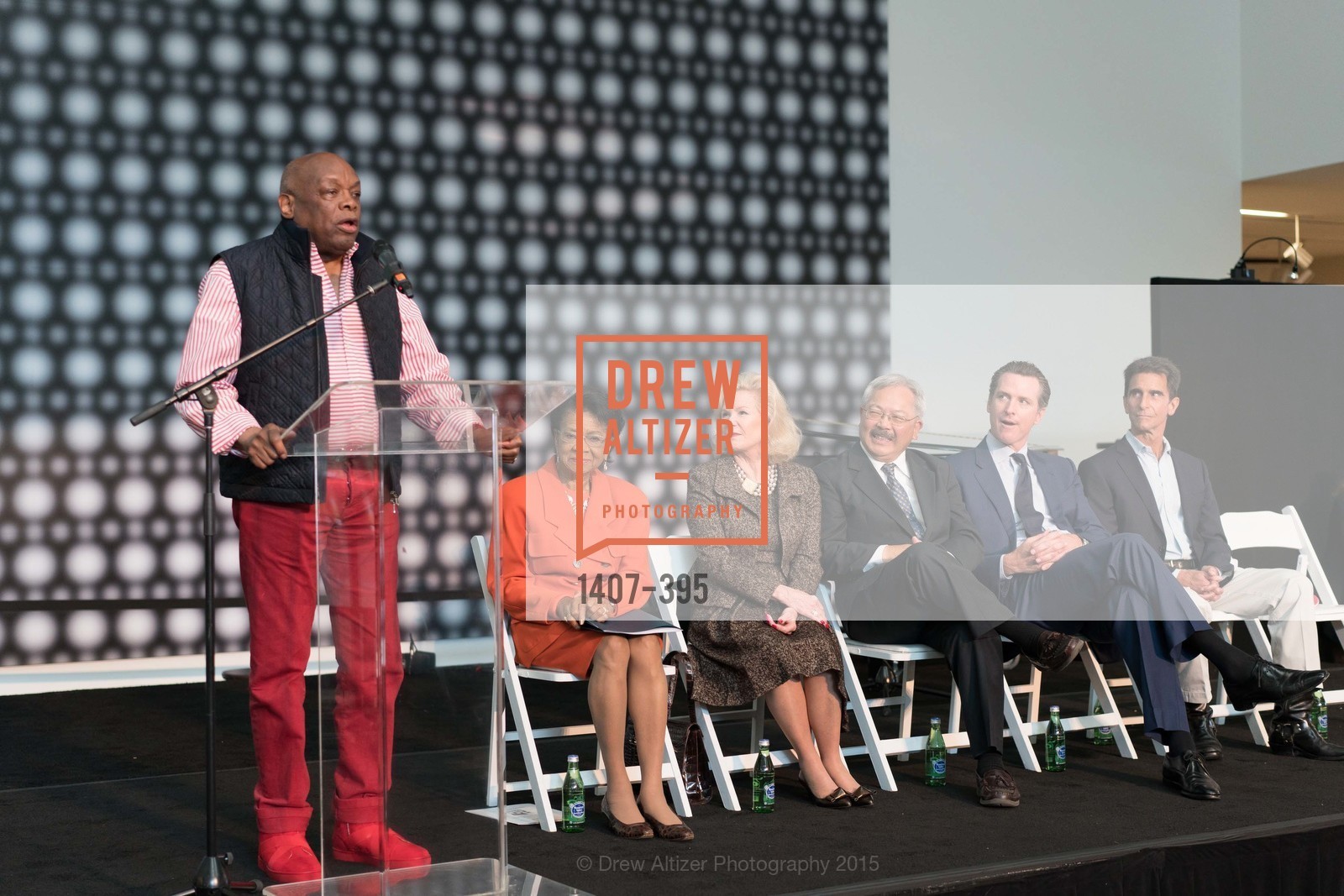 Willie Brown, Belva Davis, Dede Wilsey, Ed Lee, Gavin Newsom, Mark Leno, 10th Anniversary of the new de Young: Community Day, de Young Museum, October 17th, 2015,Drew Altizer, Drew Altizer Photography, full-service agency, private events, San Francisco photographer, photographer california