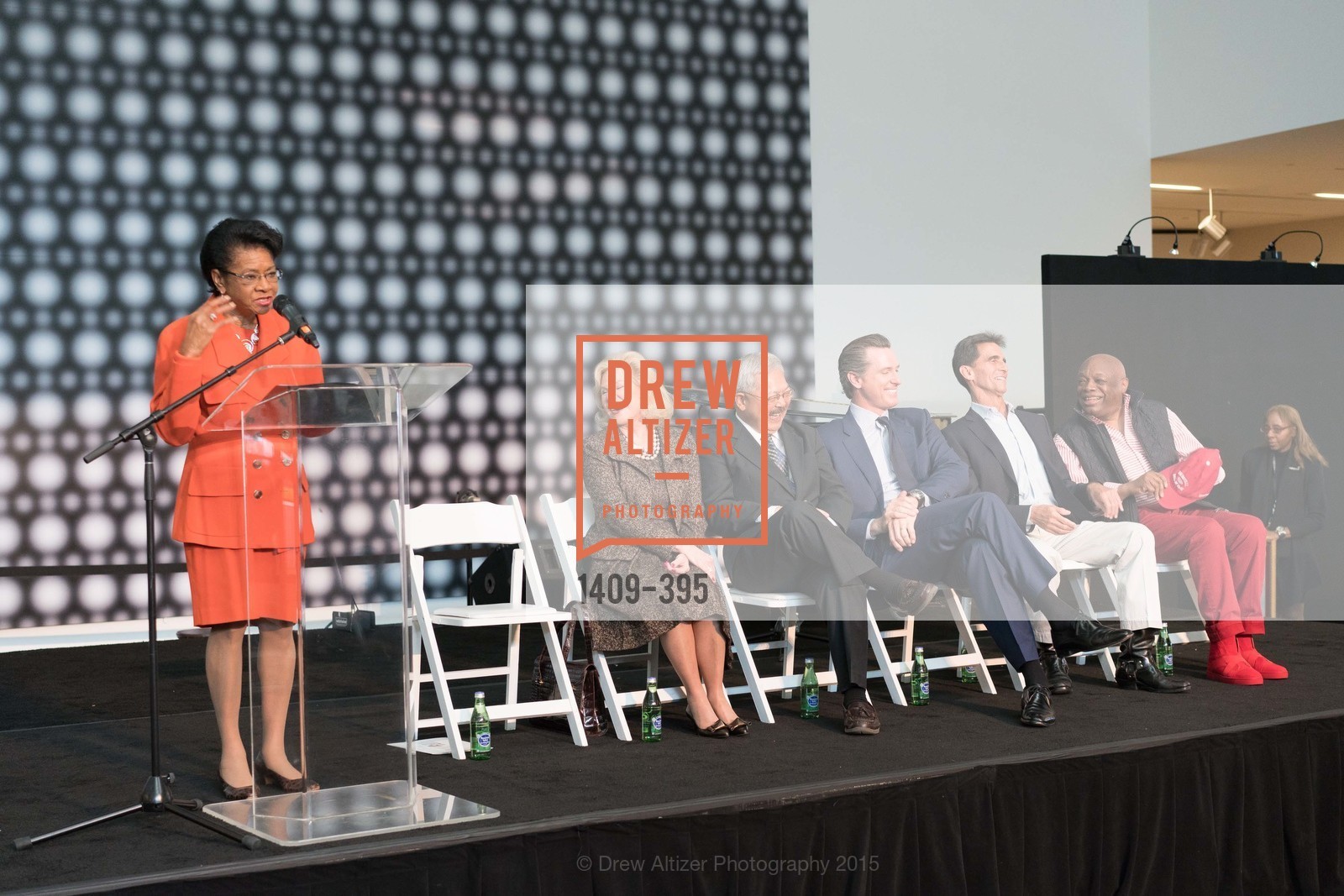 Belva Davis, Dede Wilsey, Ed Lee, Gavin Newsom, Mark Leno, Willie Brown, 10th Anniversary of the new de Young: Community Day, de Young Museum, October 17th, 2015,Drew Altizer, Drew Altizer Photography, full-service agency, private events, San Francisco photographer, photographer california