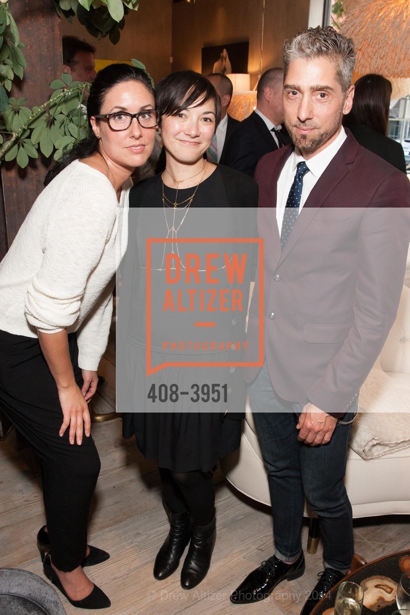 Nicole Tahmasevi, Ginny Uyesugi, James DeMuth, LUXE INTERIORS + DESIGN MAGAZINE, San Francisco, Launch Party, US, June 25th, 2014, Photo #408-3951 Nicole Tahmasevi, Ginny Uyesugi, James DeMuth, Photo #408-3951