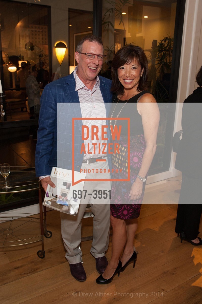 Bruce Good, Heidi Menard, LUXE INTERIORS + DESIGN MAGAZINE, San Francisco, Launch Party, US, June 25th, 2014, Photo #697-3951 Bruce Good, Heidi Menard, Photo #697-3951