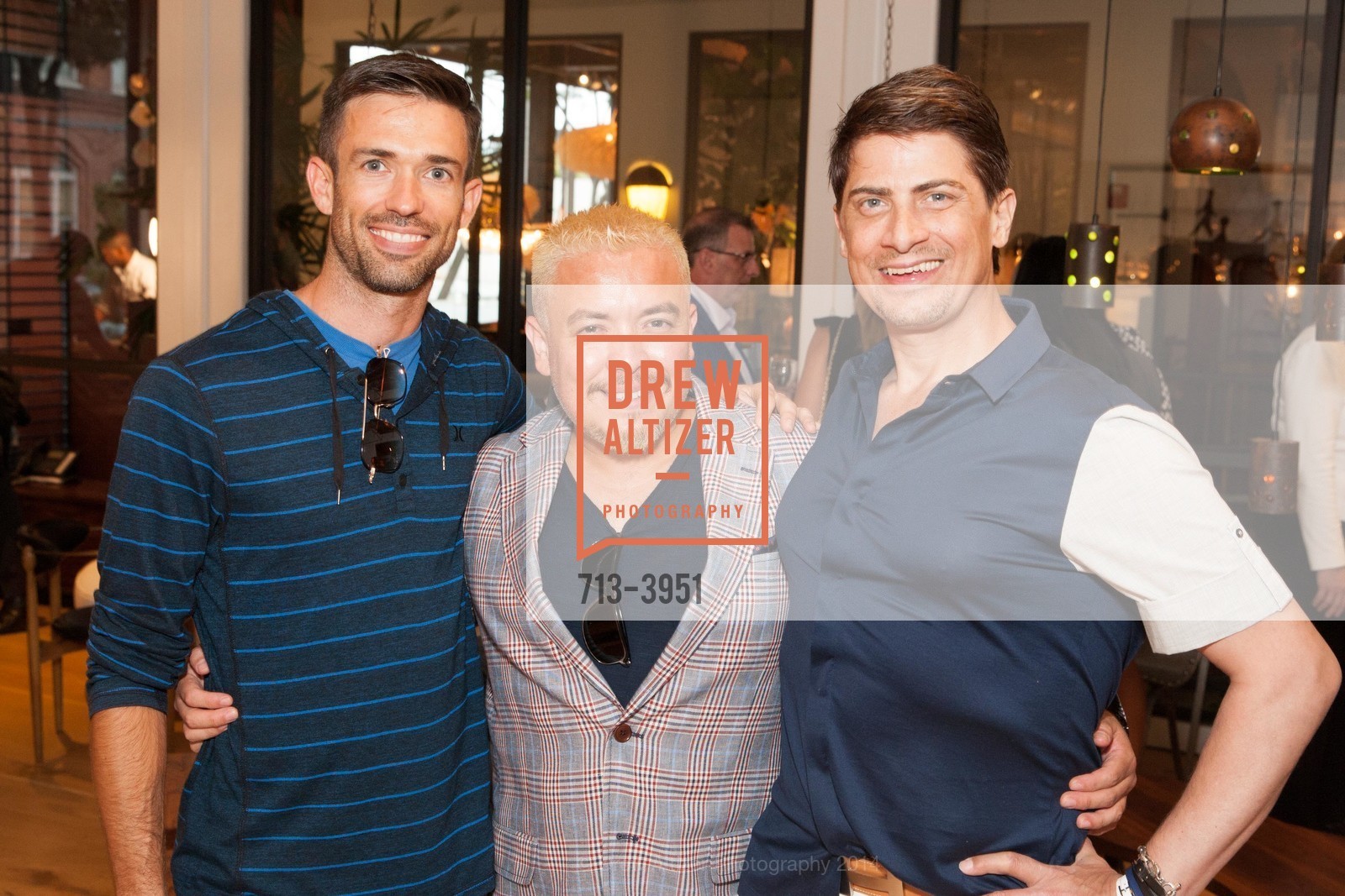 Rory Burdick, Victor Vargas, Aubrey Brewster, LUXE INTERIORS + DESIGN MAGAZINE, San Francisco, Launch Party, US, June 25th, 2014, Photo #713-3951 Rory Burdick, Victor Vargas, Aubrey Brewster, Photo #713-3951