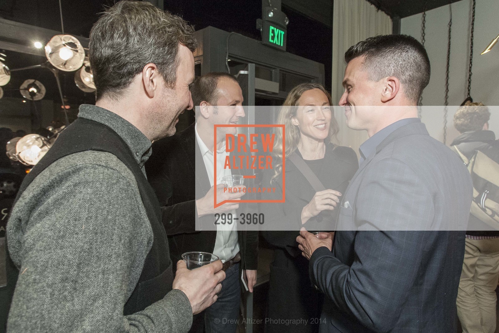 Peter Guthrie, Micha Leiner, Susanne Schaal, Guillaume Coutheillas, TOTEM Opening at The Future Perfect, US, February 27th, 2014, Photo #299-3960 Peter Guthrie, Micha Leiner, Susanne Schaal, Guillaume Coutheillas, Photo #299-3960