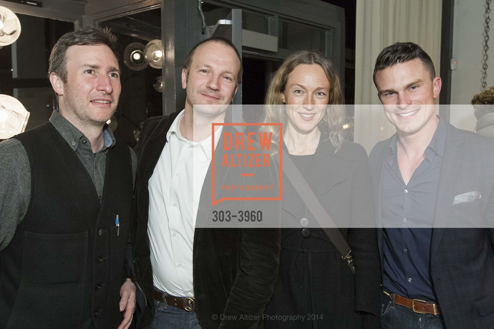 Peter Guthrie, Micha Leiner, Susanne Schaal, Guillaume Coutheillas, TOTEM Opening at The Future Perfect, US, February 27th, 2014, Photo #303-3960 Peter Guthrie, Micha Leiner, Susanne Schaal, Guillaume Coutheillas, Photo #303-3960