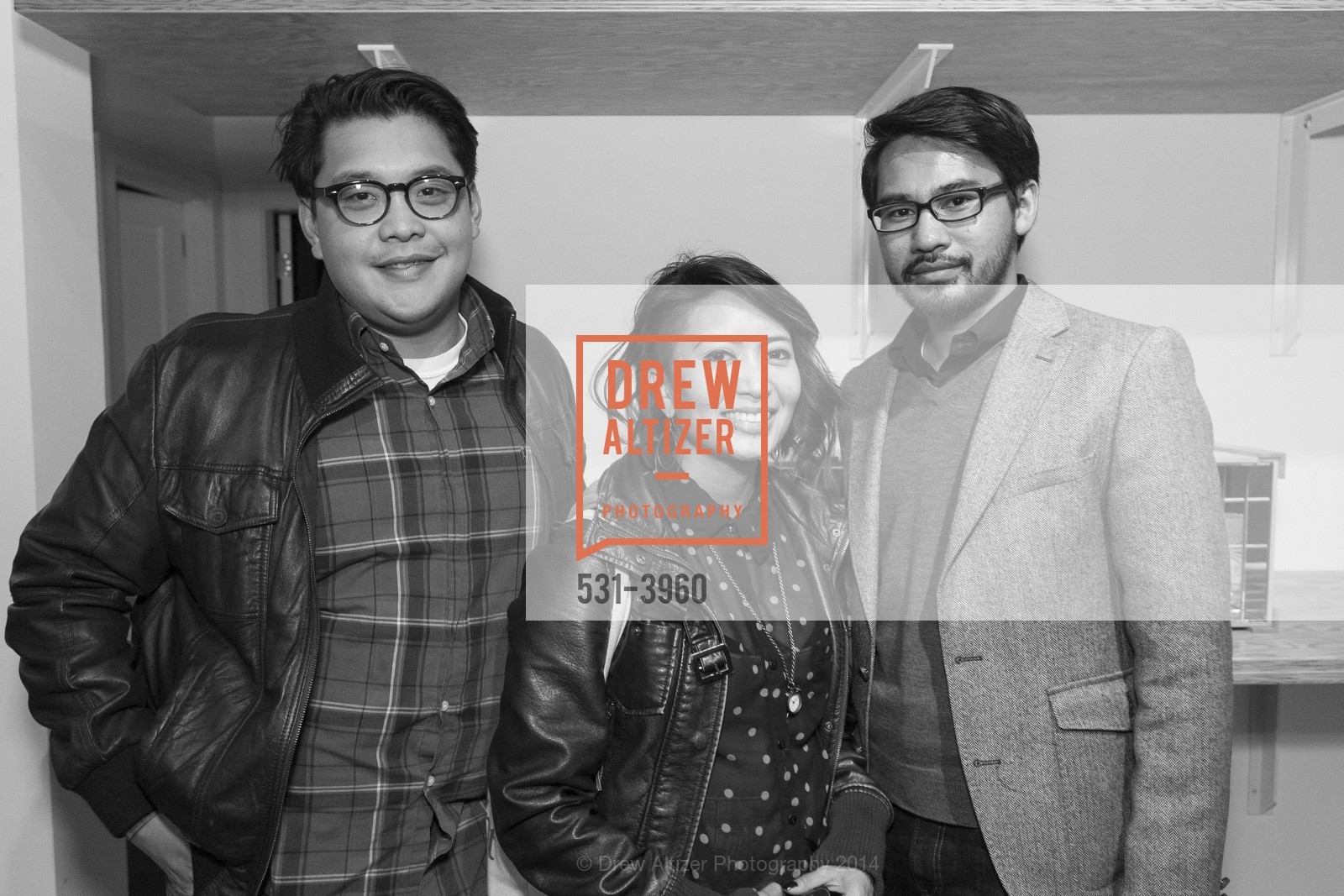 George Jordan, Renee Mendoza, Kroeun Dav, TOTEM Opening at The Future Perfect, US, February 27th, 2014, Photo #531-3960 George Jordan, Renee Mendoza, Kroeun Dav, Photo #531-3960