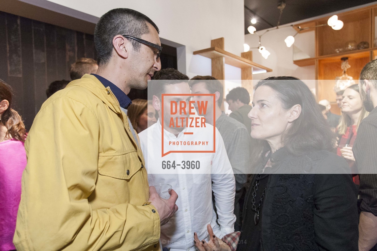 Robin Petravic, David Alhadeff, TOTEM Opening at The Future Perfect, US, February 27th, 2014, Photo #664-3960 Robin Petravic, David Alhadeff, Photo #664-3960