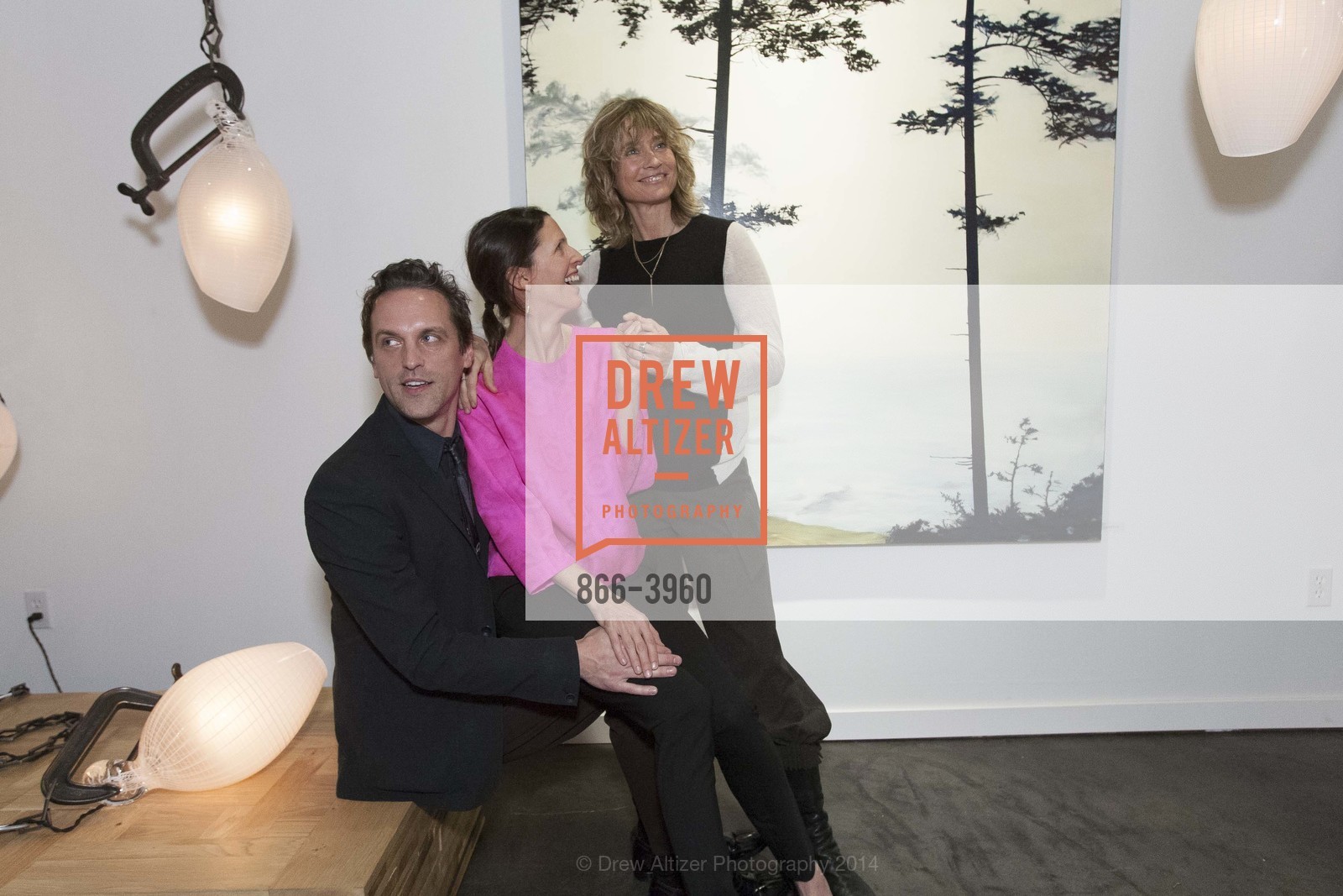 Jared Rue, Nancy Callan, Lindsey Adelman, TOTEM Opening at The Future Perfect, US, February 27th, 2014, Photo #866-3960 Jared Rue, Nancy Callan, Lindsey Adelman, Photo #866-3960
