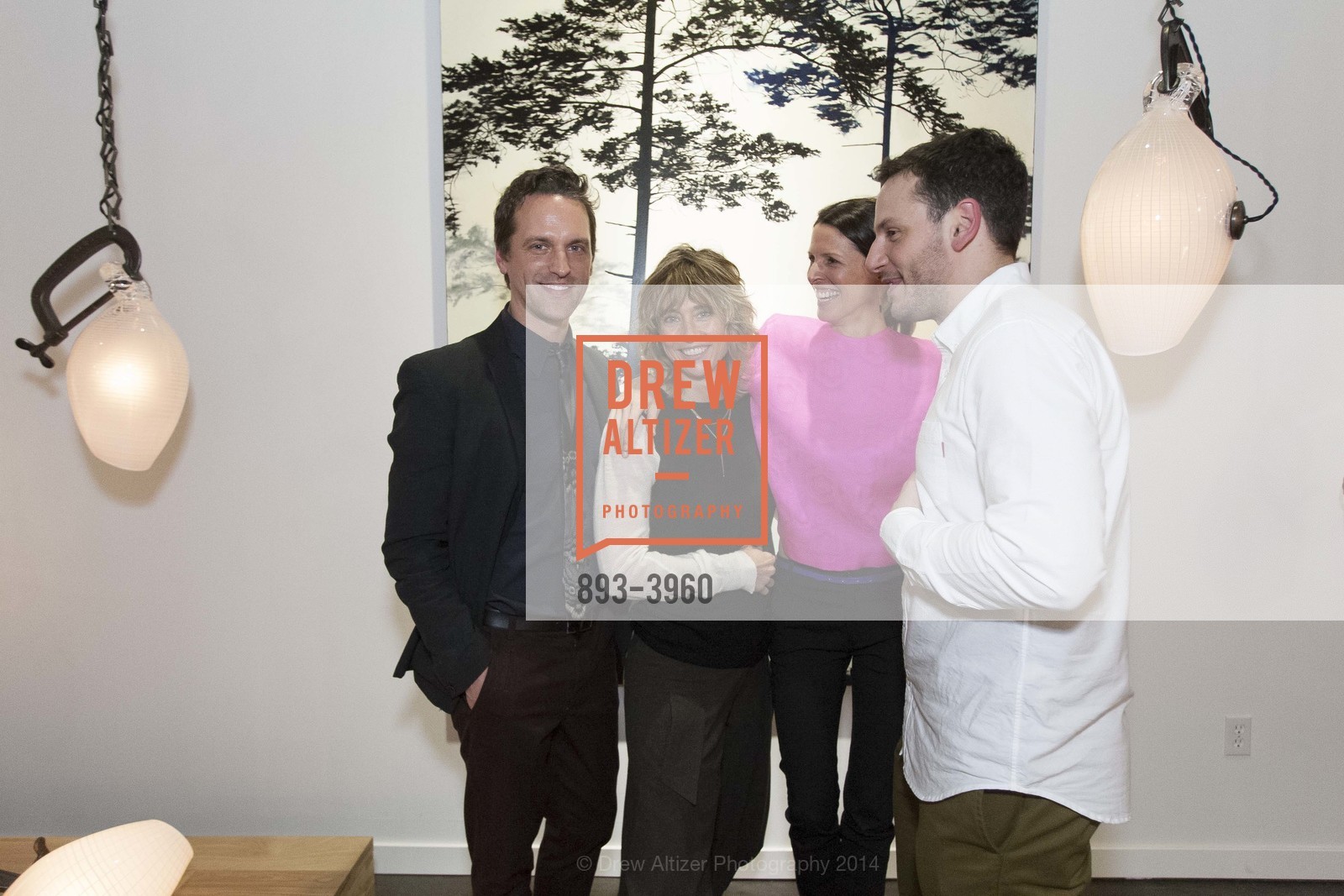 Jared Rue, Nancy Callan, Lindsey Adelman, David Alhadeff, TOTEM Opening at The Future Perfect, US, February 27th, 2014, Photo #893-3960 Jared Rue, Nancy Callan, Lindsey Adelman, David Alhadeff, Photo #893-3960