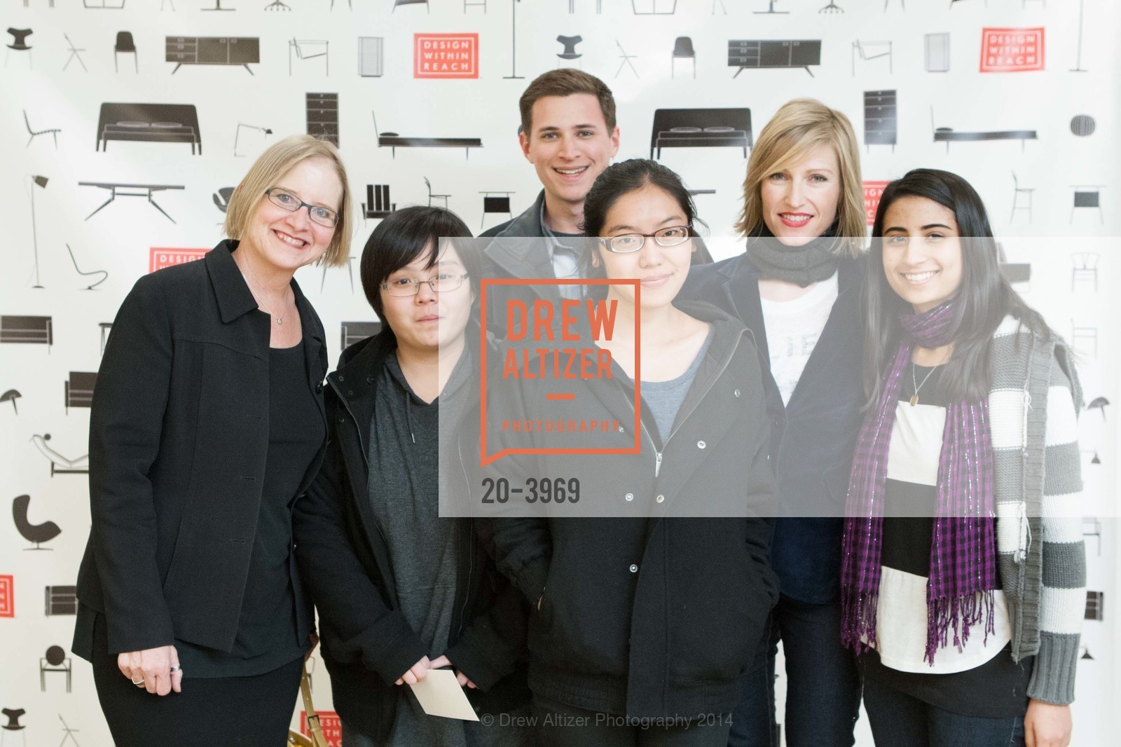 Katherine Lambert, Debbie Shih, Adam Klafter, Grace Chang, Tiffany Blaylock, Anushe Babar, DESIGN WITHIN REACH Studio Opening Party, US, January 21st, 2014, Photo #20-3969 Katherine Lambert, Debbie Shih, Adam Klafter, Grace Chang, Tiffany Blaylock, Anushe Babar, Photo #20-3969
