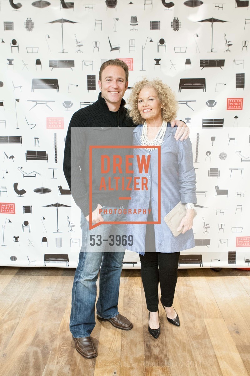 Jess Leroy, Shiva Brander, DESIGN WITHIN REACH Studio Opening Party, US, January 21st, 2014, Photo #53-3969 Jess Leroy, Shiva Brander, Photo #53-3969