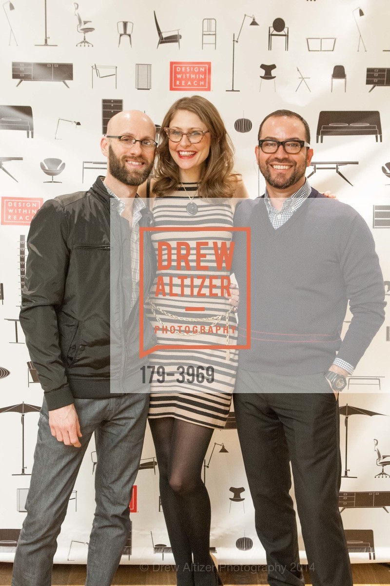 Maitri Ratanasene, Kaylee Whitworth, Noel Mulet, DESIGN WITHIN REACH Studio Opening Party, US, January 21st, 2014, Photo #179-3969 Maitri Ratanasene, Kaylee Whitworth, Noel Mulet, Photo #179-3969