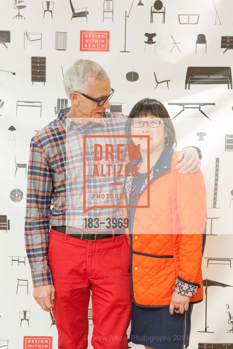 Ken Rosenberg, Dolly Mah, DESIGN WITHIN REACH Studio Opening Party, US, January 21st, 2014, Photo #183-3969 Ken Rosenberg, Dolly Mah, Photo #183-3969
