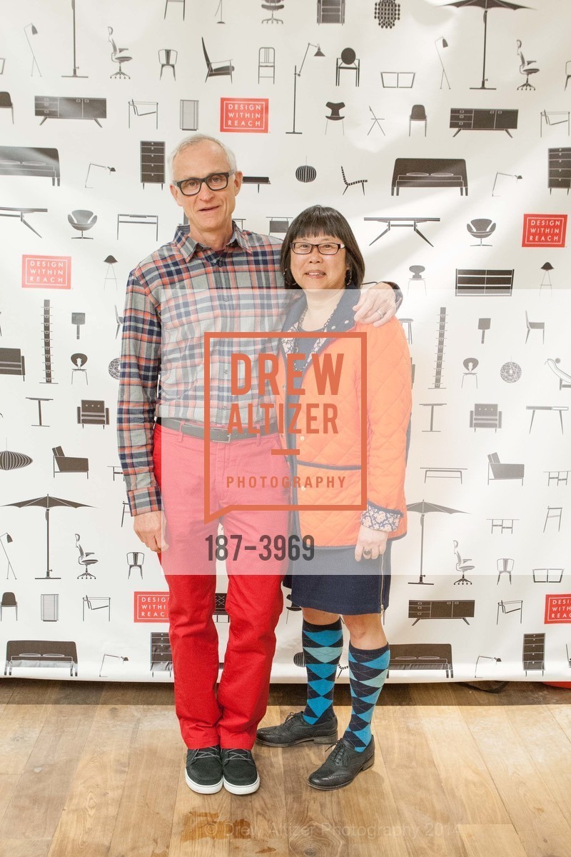 Ken Rosenberg, Dolly Mah, DESIGN WITHIN REACH Studio Opening Party, US, January 21st, 2014, Photo #187-3969 Ken Rosenberg, Dolly Mah, Photo #187-3969
