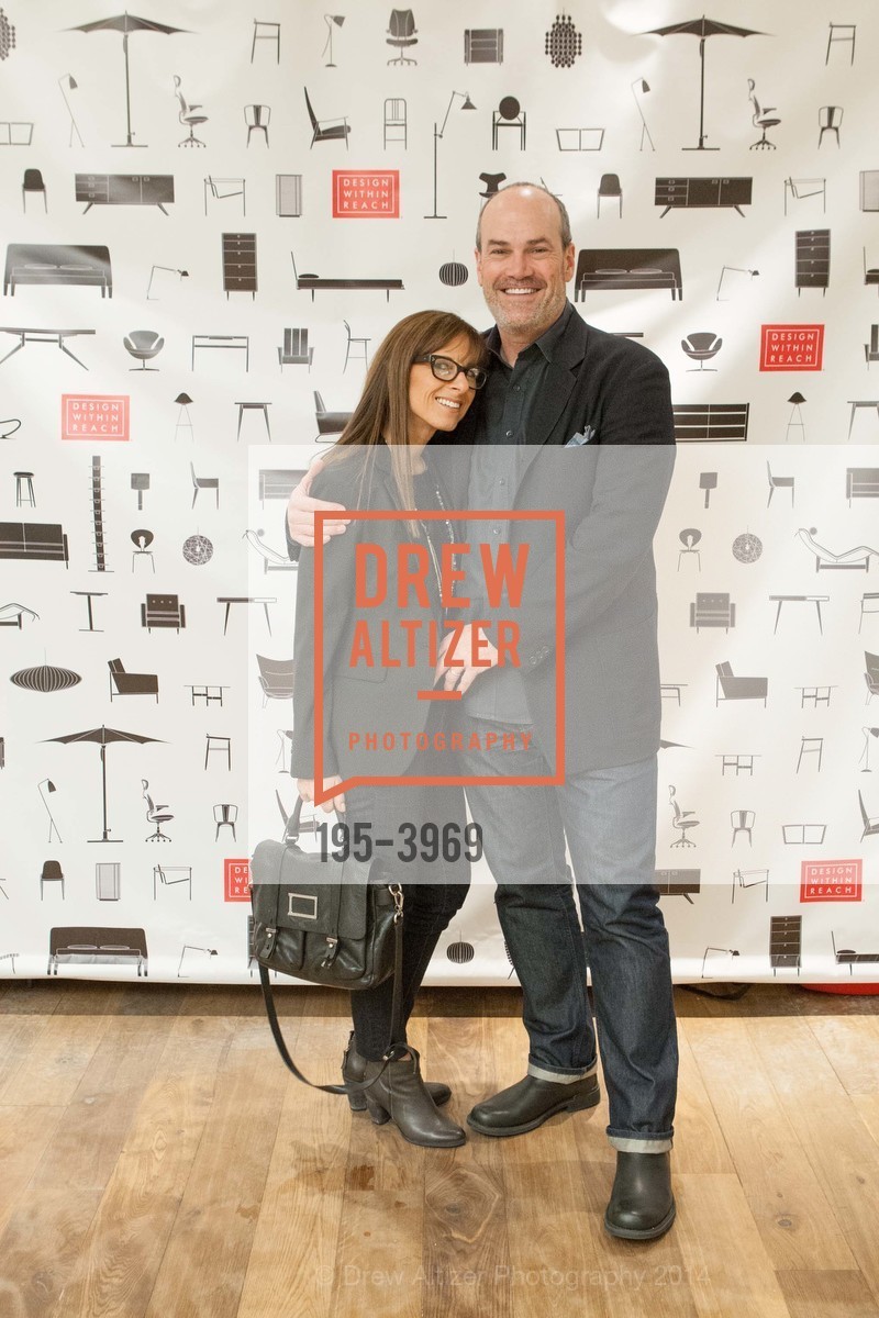 Nancy Graham, Brian Graham, DESIGN WITHIN REACH Studio Opening Party, US, January 21st, 2014, Photo #195-3969 Nancy Graham, Brian Graham, Photo #195-3969