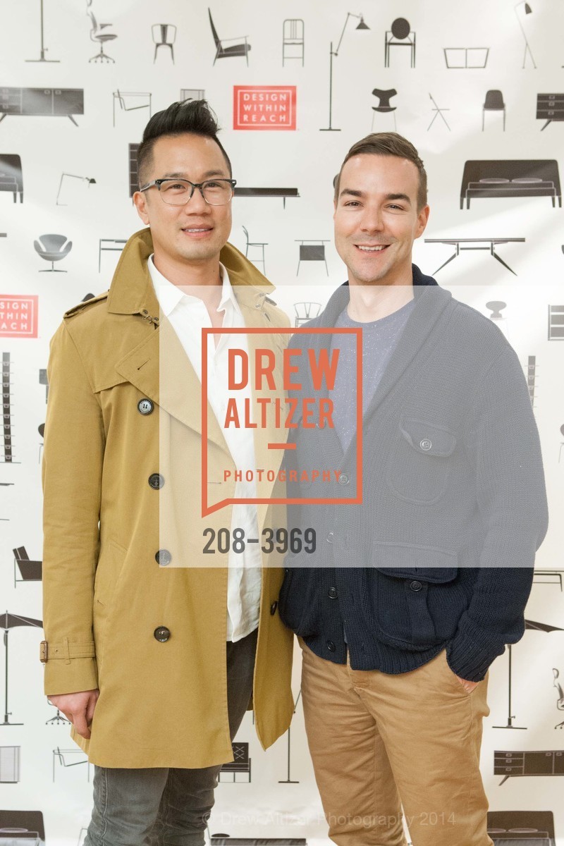 Gene Chan, Chad Bolick, DESIGN WITHIN REACH Studio Opening Party, US, January 21st, 2014, Photo #208-3969 Gene Chan, Chad Bolick, Photo #208-3969