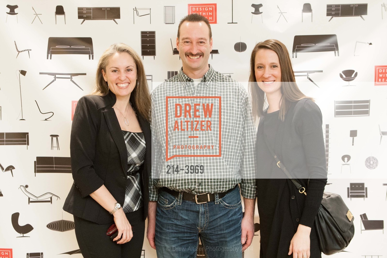 Lisa Hubbs, Craig Mulder, Casey Bond, DESIGN WITHIN REACH Studio Opening Party, US, January 21st, 2014, Photo #214-3969 Lisa Hubbs, Craig Mulder, Casey Bond, Photo #214-3969