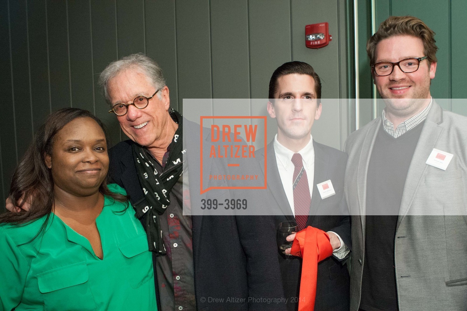 Erica Roberts, Rob Forbes, Timothy Williamson, Jeremiah Allen, DESIGN WITHIN REACH Studio Opening Party, US, January 21st, 2014, Photo #399-3969 Erica Roberts, Rob Forbes, Timothy Williamson, Jeremiah Allen, Photo #399-3969