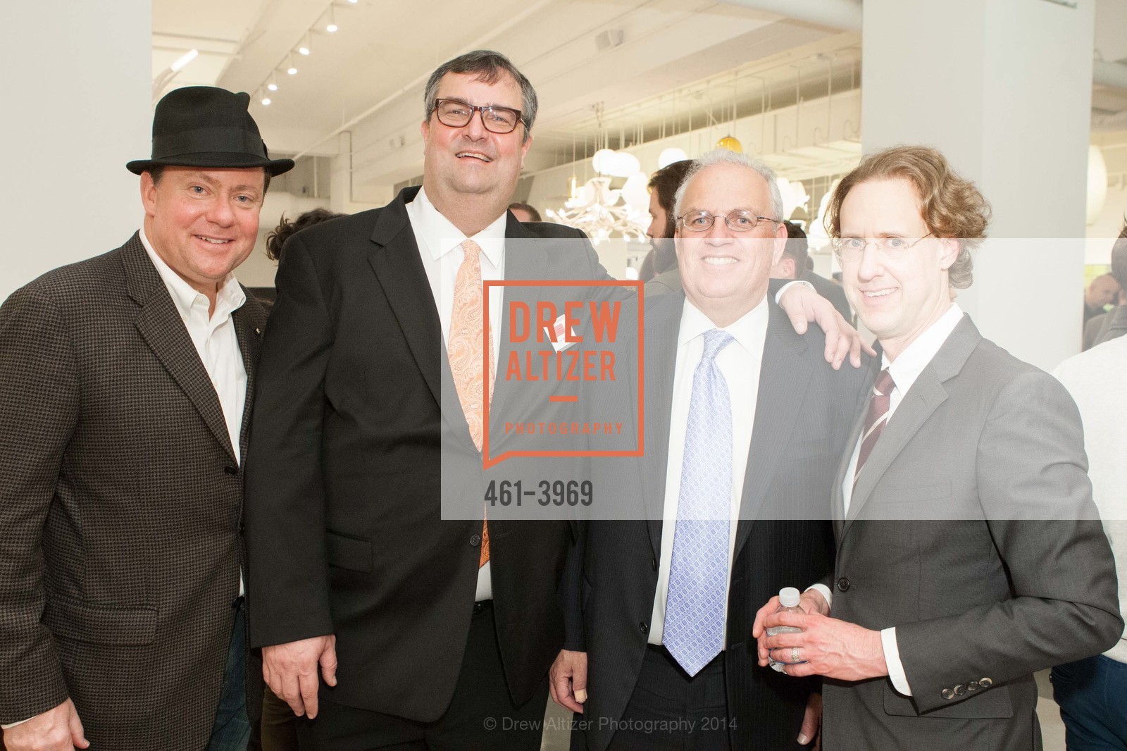 Jay Leupp, John McPhee, Jed Solomon, Beau Simon, DESIGN WITHIN REACH Studio Opening Party, US, January 21st, 2014, Photo #461-3969 Jay Leupp, John McPhee, Jed Solomon, Beau Simon, Photo #461-3969