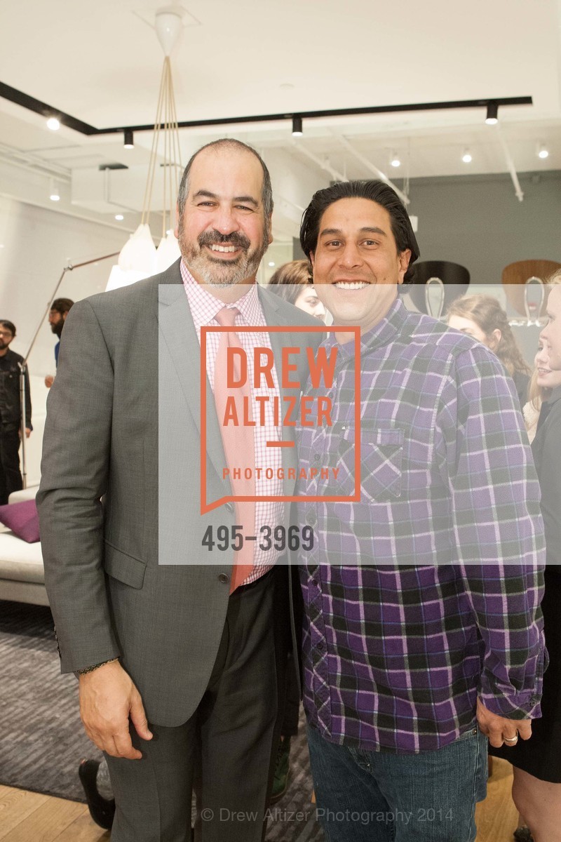 John Edelman, Matt McPhee, DESIGN WITHIN REACH Studio Opening Party, US, January 21st, 2014, Photo #495-3969 John Edelman, Matt McPhee, Photo #495-3969