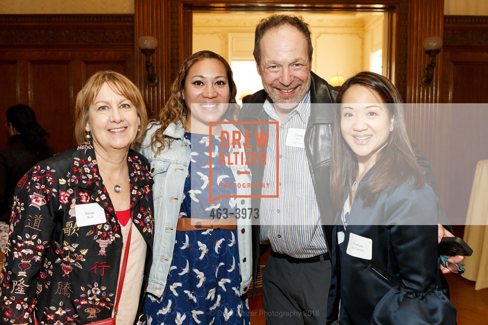 Susan Mack, Lani Donnelly, Danny Meyer, Frances Lau Topacio, Photo #463-3973