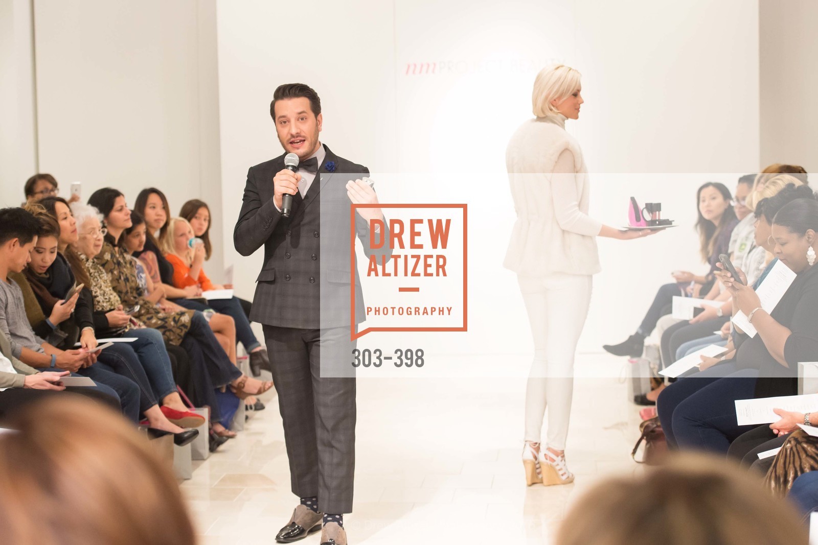 Dustin Lujan, Project Beauty at Neiman Marcus Palo Alto, Neiman Marcus, October 16th, 2015,Drew Altizer, Drew Altizer Photography, full-service agency, private events, San Francisco photographer, photographer california