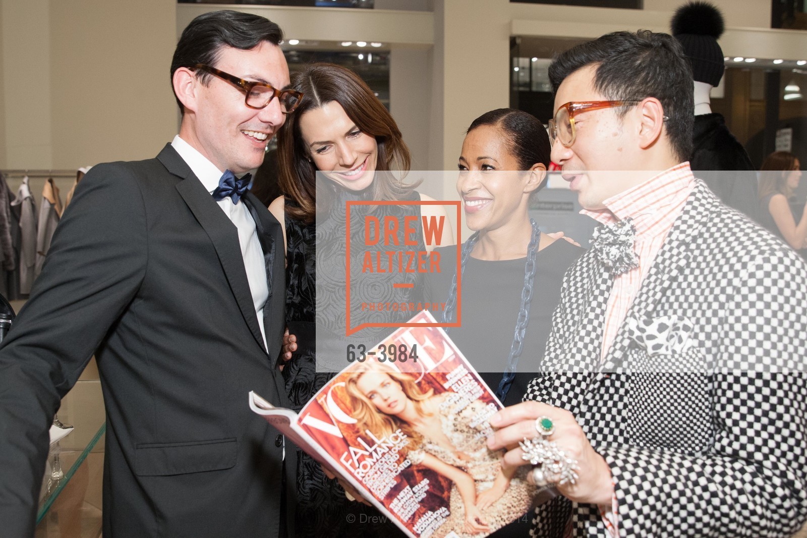 Jeremy Sackett, Jennifer McCloskey, Jenna Bonaparte, Lorence Manansala, VOGUE Celebrates MaxMara with Special Host Ruzwana Bashir, US, October 30th, 2014, Photo #63-3984 Jeremy Sackett, Jennifer McCloskey, Jenna Bonaparte, Lorence Manansala, Photo #63-3984