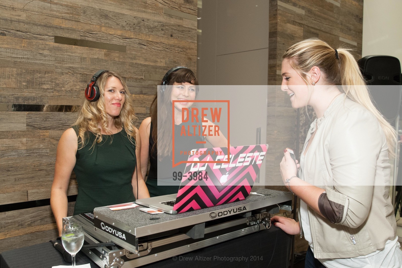 DJ Celeste Lear, DJ Velvet Valentine, Courtney Johnk, VOGUE Celebrates MaxMara with Special Host Ruzwana Bashir, US, October 30th, 2014, Photo #99-3984 DJ Celeste Lear, DJ Velvet Valentine, Courtney Johnk, Photo #99-3984
