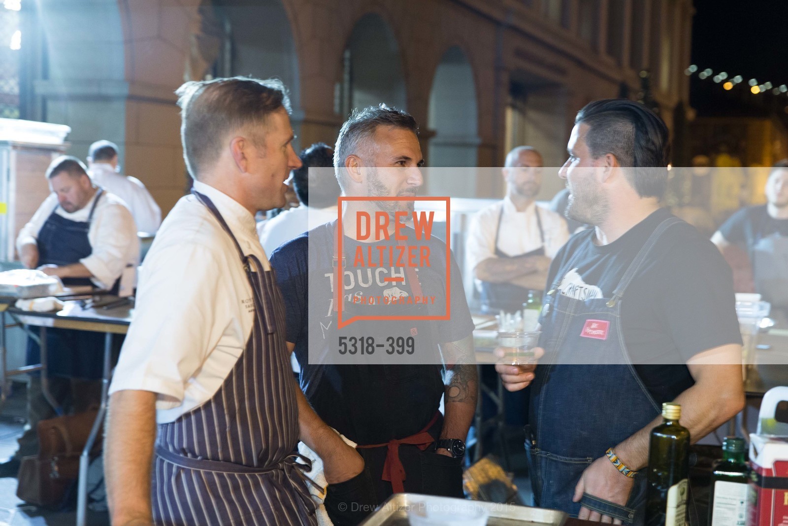 Peter Rudolph, David Bazirgan, William Werner, CUESA's Sunday Supper: A Farm to City Feast, San Francisco Ferry Building, October 18th, 2015