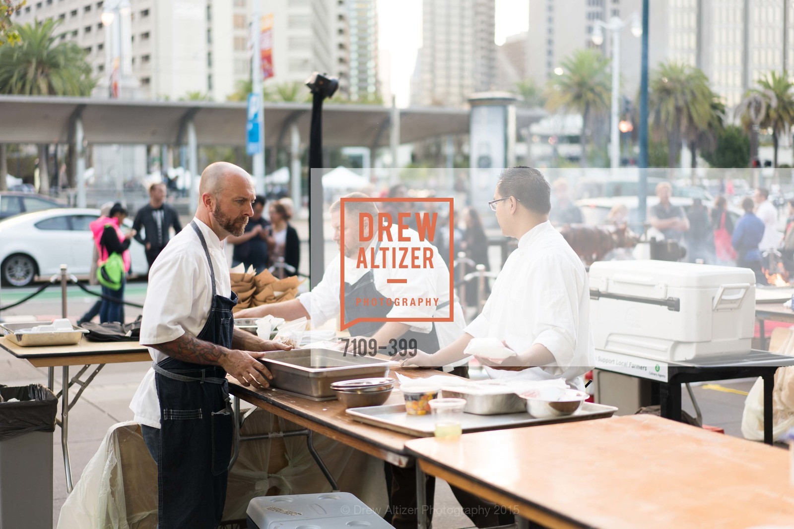 Daniel Capra, David Hurt, CUESA's Sunday Supper: A Farm to City Feast, San Francisco Ferry Building, October 18th, 2015,Drew Altizer, Drew Altizer Photography, full-service agency, private events, San Francisco photographer, photographer california