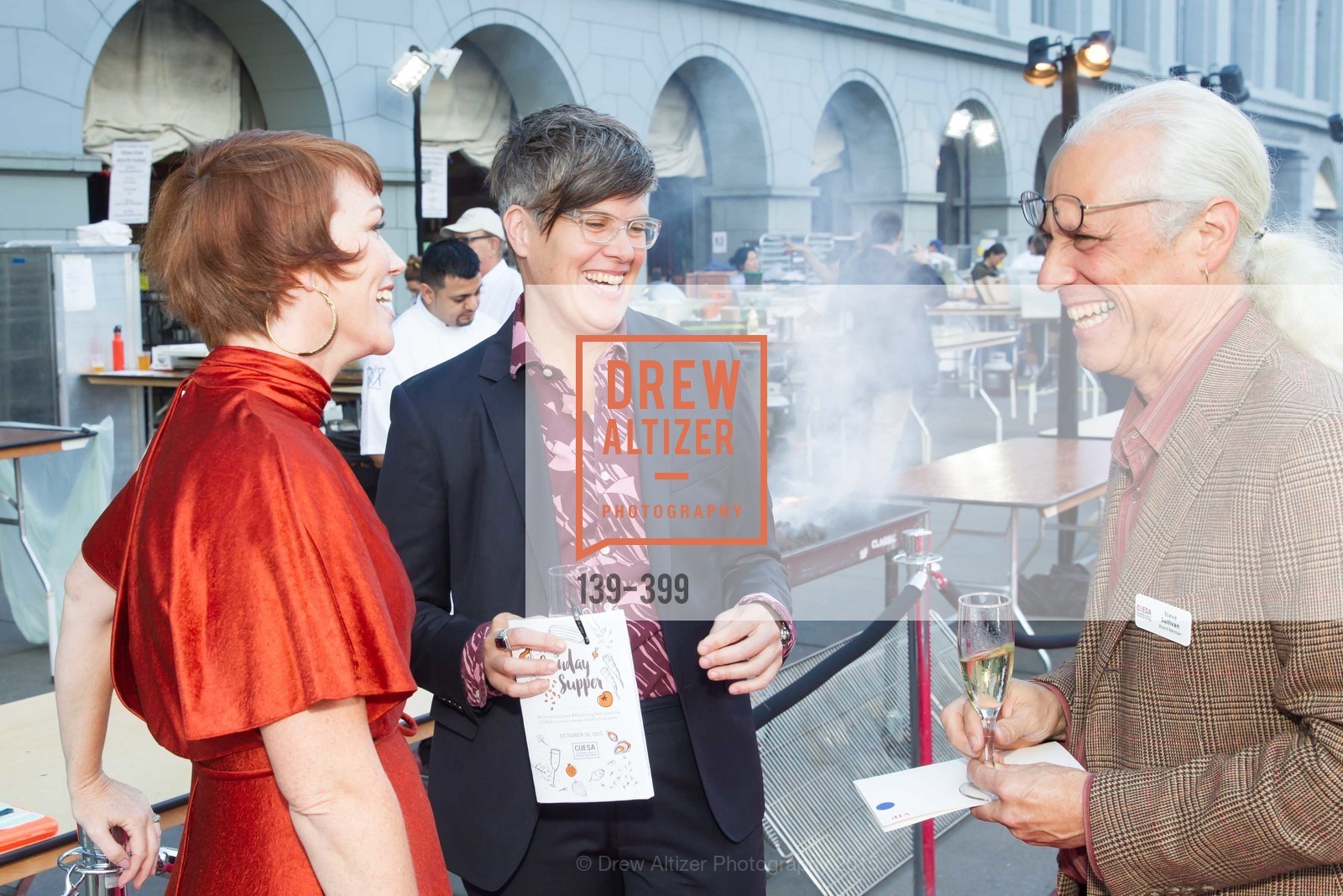 Christine Farren, Marcy Coburn, Steve Sullivan, CUESA's Sunday Supper: A Farm to City Feast, San Francisco Ferry Building, October 18th, 2015,Drew Altizer, Drew Altizer Photography, full-service agency, private events, San Francisco photographer, photographer california