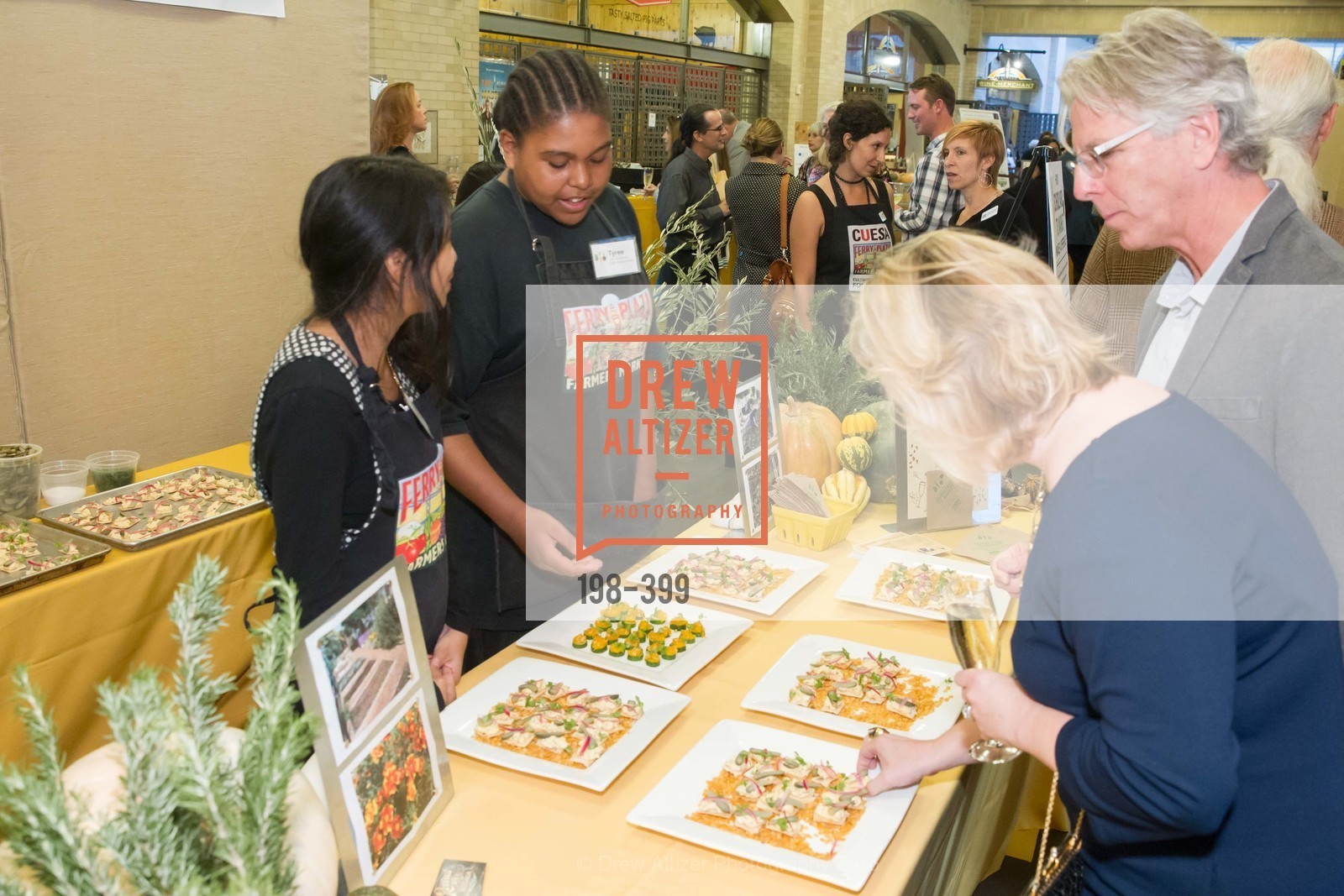 Katherine Bermudez, Tyree Lewis, CUESA's Sunday Supper: A Farm to City Feast, San Francisco Ferry Building, October 18th, 2015,Drew Altizer, Drew Altizer Photography, full-service agency, private events, San Francisco photographer, photographer california