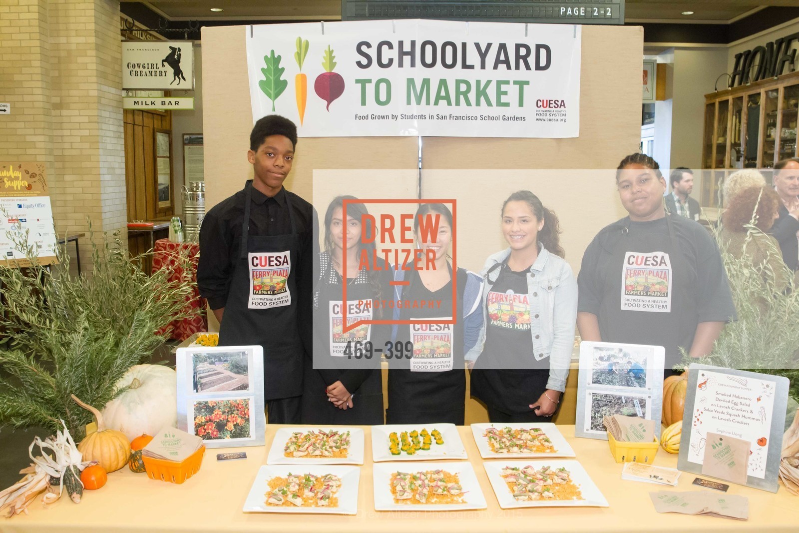 Katherine Bermudez, Victoria Louie, Tyree Lewis, CUESA's Sunday Supper: A Farm to City Feast, San Francisco Ferry Building, October 18th, 2015