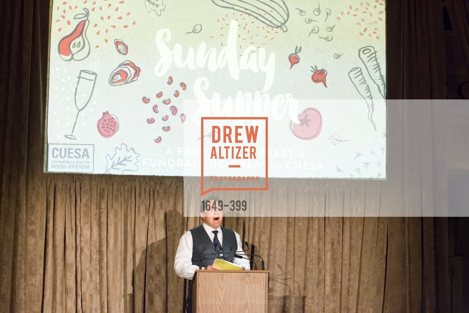 Liam Mayclem, CUESA's Sunday Supper: A Farm to City Feast, San Francisco Ferry Building, October 18th, 2015,Drew Altizer, Drew Altizer Photography, full-service agency, private events, San Francisco photographer, photographer california