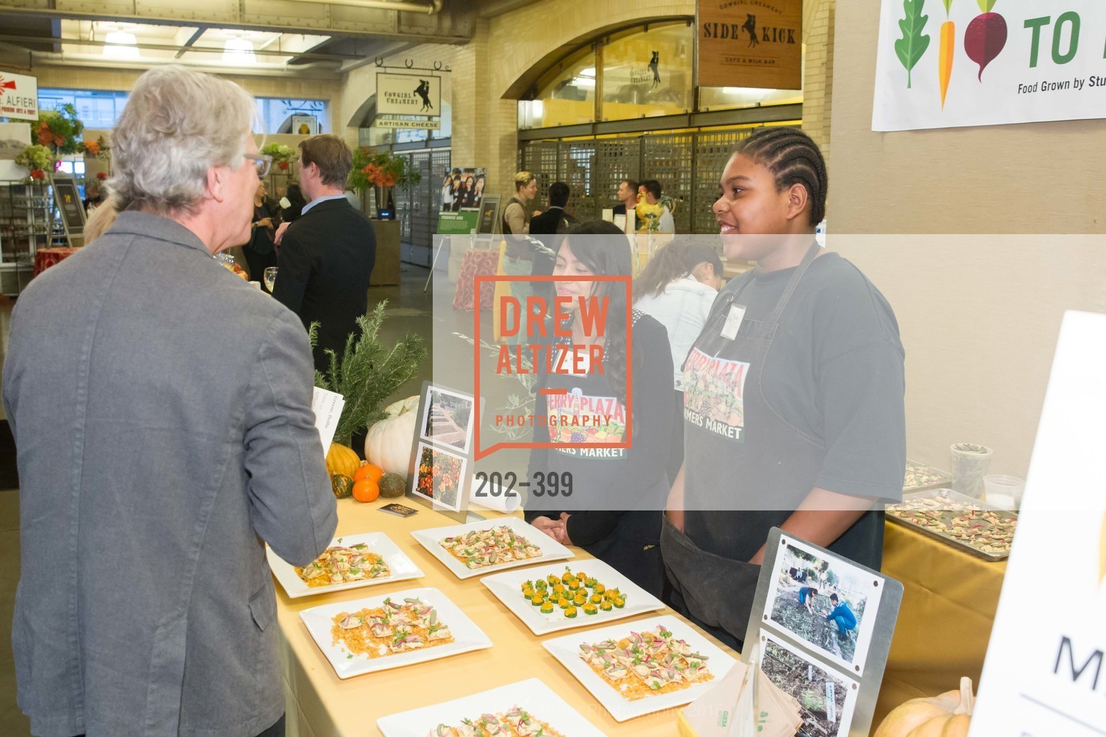 Katherine Bermudez, Tyree Lewis, CUESA's Sunday Supper: A Farm to City Feast, San Francisco Ferry Building, October 18th, 2015,Drew Altizer, Drew Altizer Photography, full-service agency, private events, San Francisco photographer, photographer california