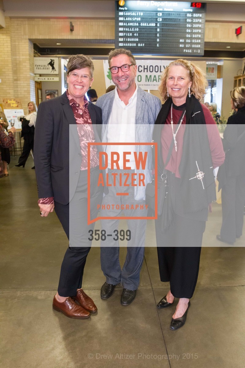 Marcy Coburn, Ron Pardini, Eileen Pardini, CUESA's Sunday Supper: A Farm to City Feast, San Francisco Ferry Building. San Francisco Ferry Building, October 18th, 2015, Photo #358-399 Marcy Coburn, Ron Pardini, Eileen Pardini, Photo #358-399