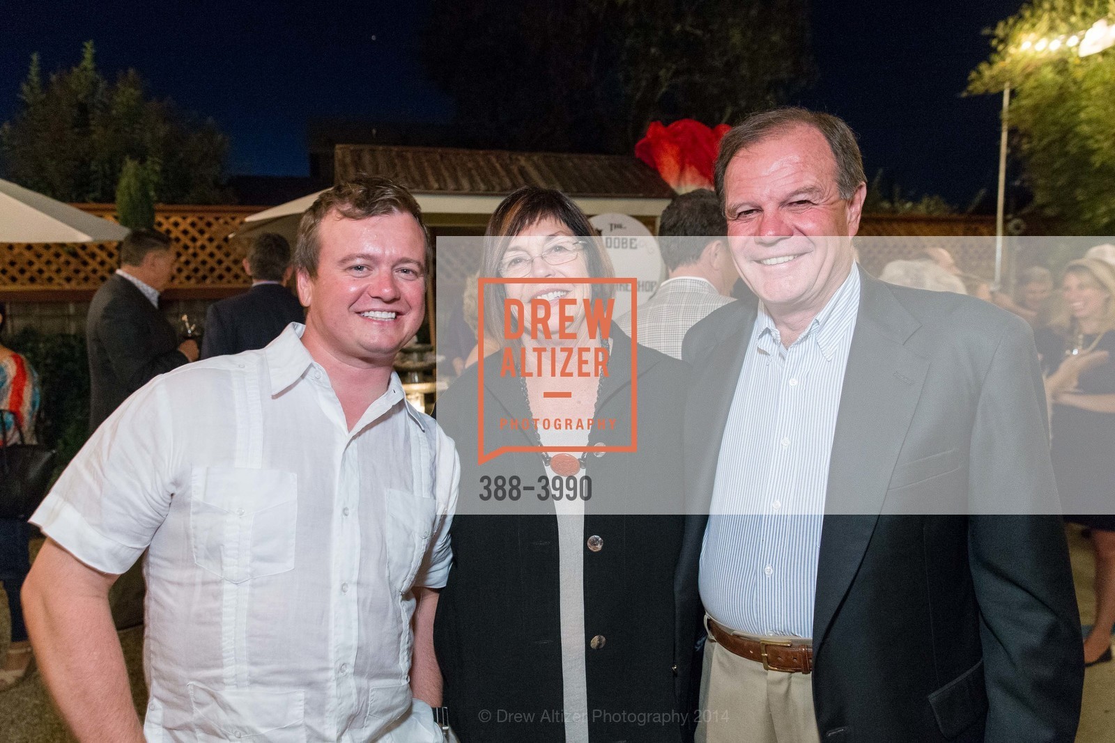 Nick Schmidter, Betsy Moulds, Steve Moulds, THREE STICKS WINERY Opening at the Adobe, US, October 11th, 2014, Photo #388-3990 Nick Schmidter, Betsy Moulds, Steve Moulds, Photo #388-3990