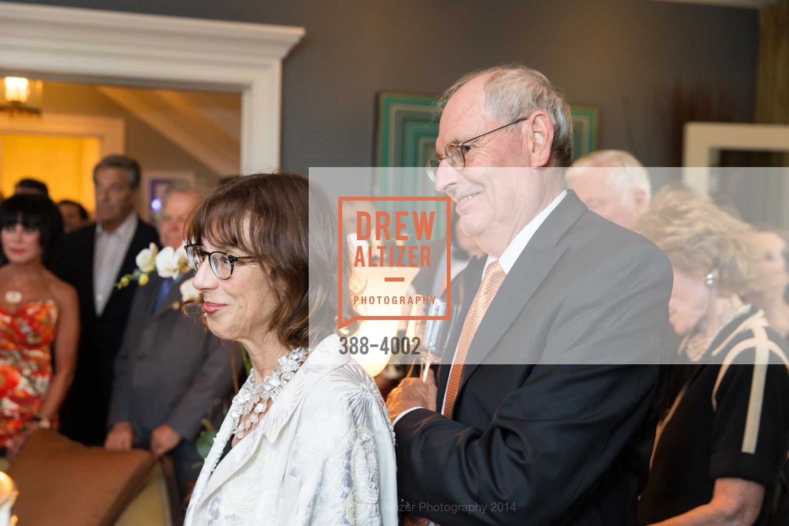 Diana Kissil, John Cullison, SF OPERA BALL Benefactor Party 2014, US, August 21st, 2014, Photo #388-4002 Diana Kissil, John Cullison, Photo #388-4002